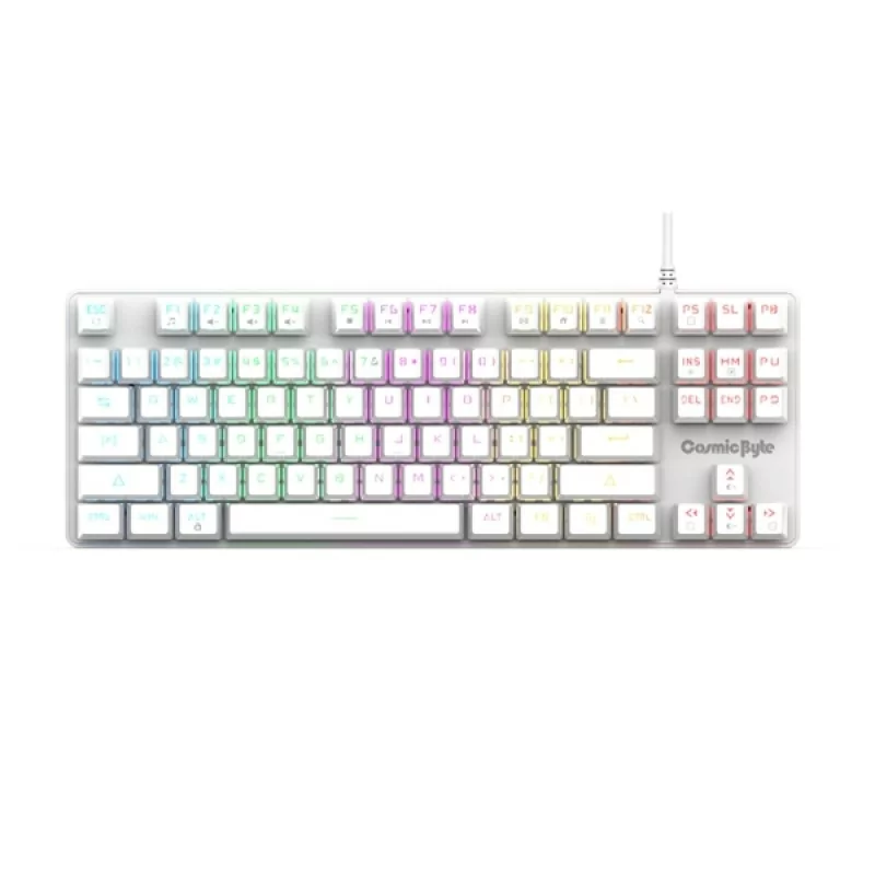 Cosmic Byte CB-GK-37 Firefly White- Red outemu switch Swappable Cosmic Byte CB-GK-37 Firefly White- Red outemu switch Swappable